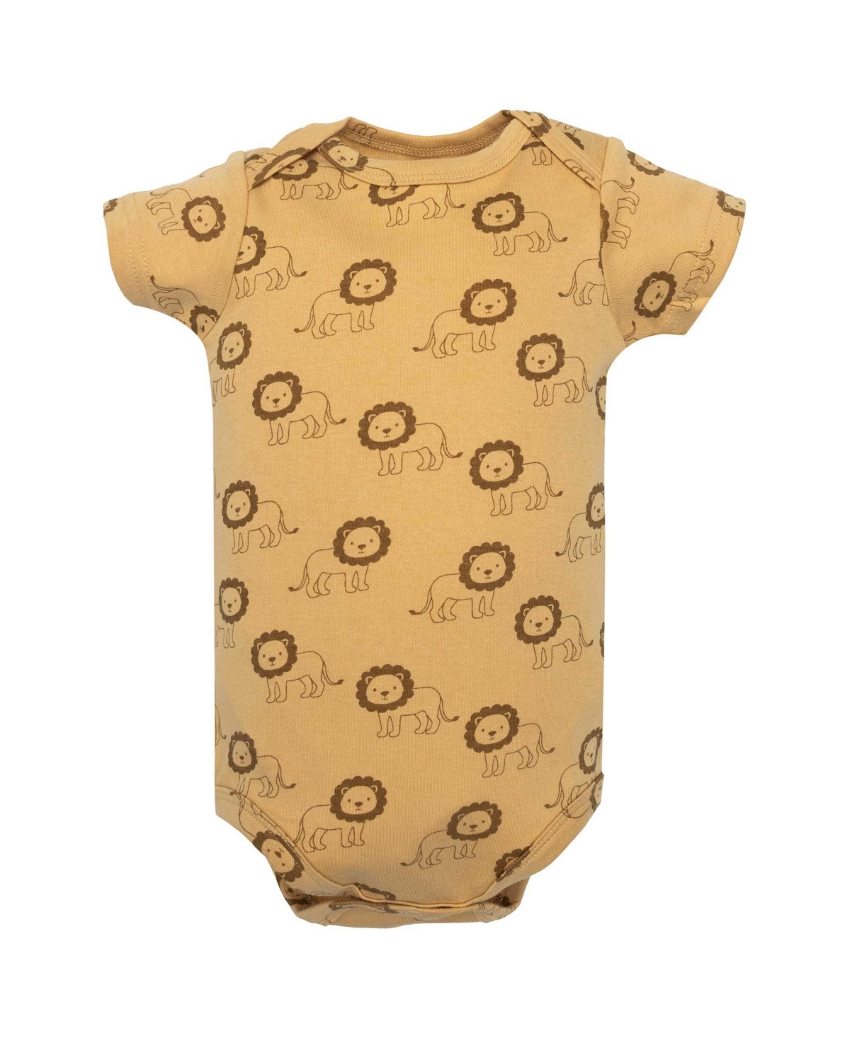 Hudson Baby Boys Cotton Layette Set, Tough Guy Lion, 9-12 Months