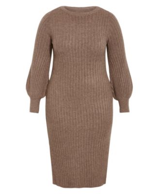 Women's Plus Size Sasha Rib Dress