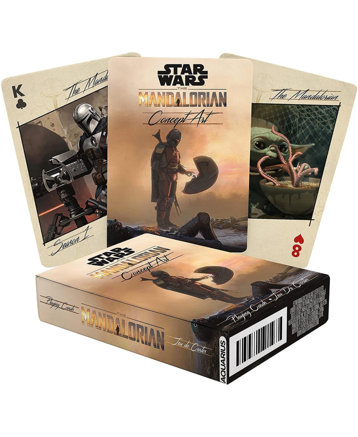 Nmr DistributionStar Wars Art of the Mandalorian Playing Cards