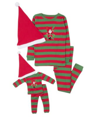 Toddler Matching Doll Cotton Holiday Pajamas