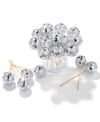 20PCS 1.6" Small Disco Ball Mirror Mini Hanging Decoration for Events Wedding 70s 80s Party Business Holiday Home Decor