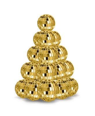 20PCS 1.6" Small Disco Ball Mirror Mini Hanging Decoration for Events Wedding 70s 80s Party Business Holiday Home Decor