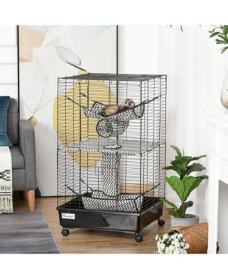 42" Ferret Cage W/ Wheels Brakes, Hammocks,