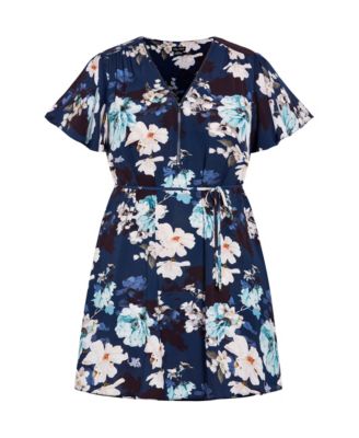 Women's Plus Size Megan Print Dress