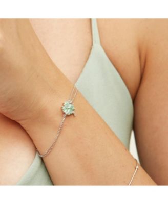 Sterling Silver Four Leaves Clover Bracelet