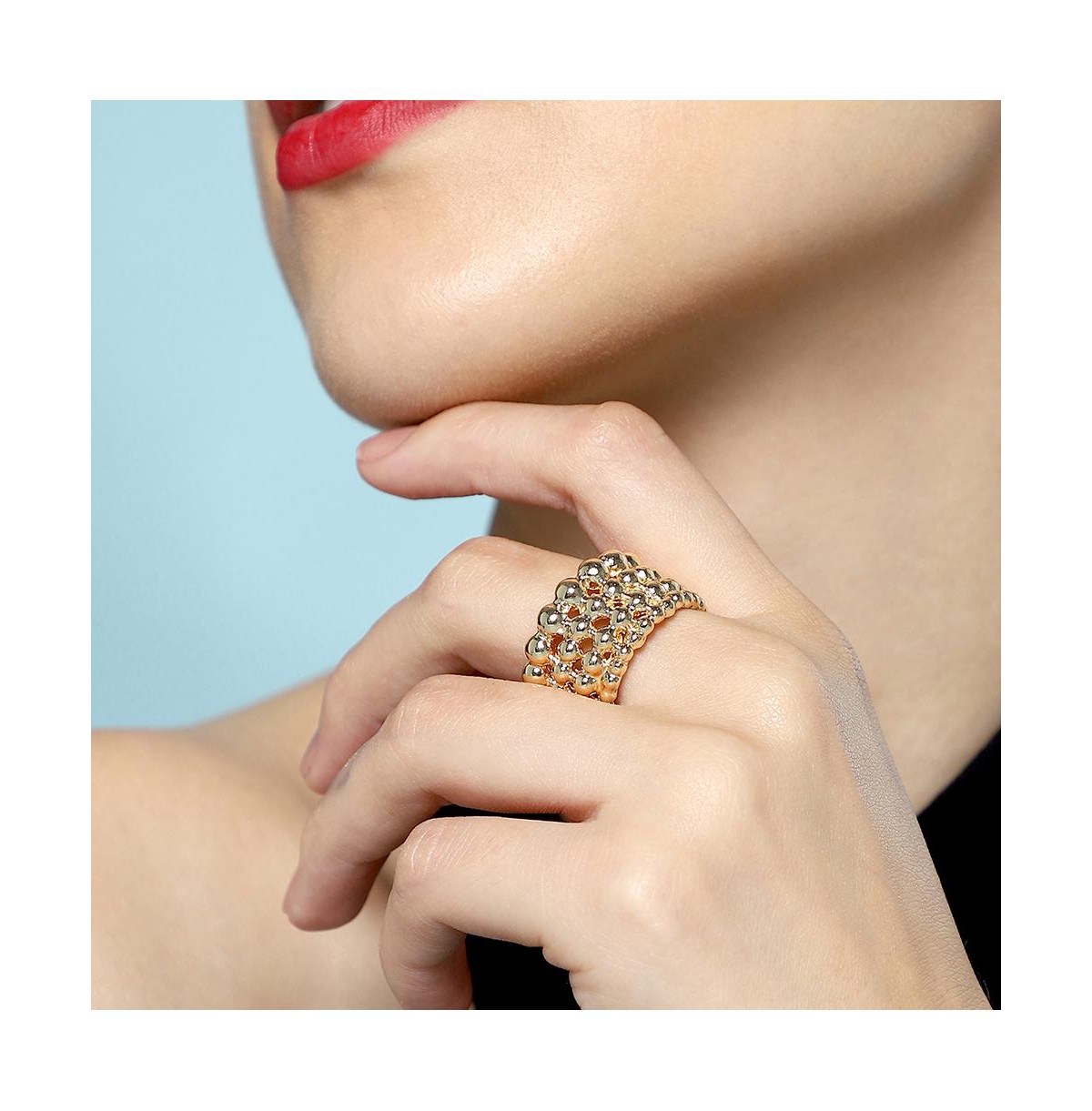 Women's The Dewdrop Statement Ring - California Gold