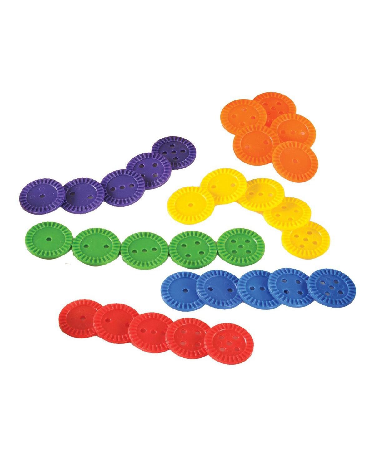 Kaplan Early Learning Buttons & Spools Lacing Set