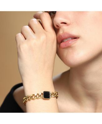 Women's The QuadBlock-Link Chain Bracelet - California Gold