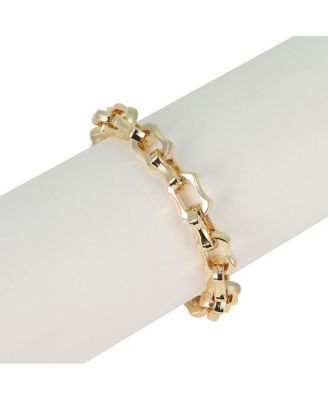 Women's The Bracket-Link Chain Bracelet - California Gold