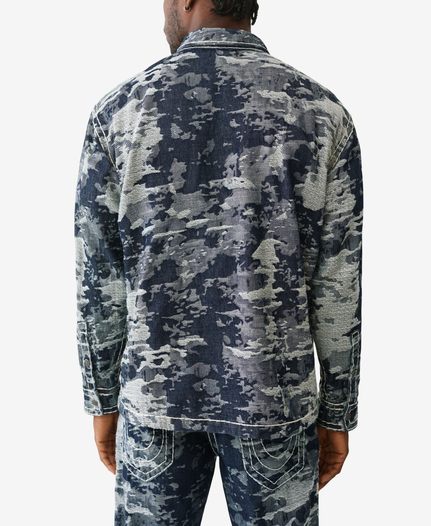 Men's Long-Sleeve Jacquard Western Super-T Shirt