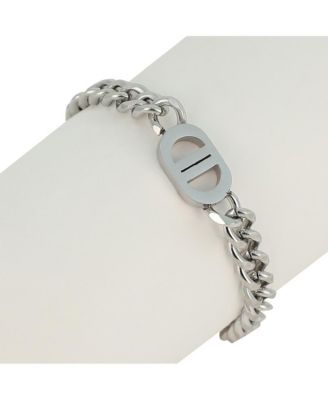 Women's The Curved-Link Chain Bracelet - Metallic Silver