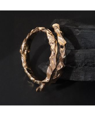 Women's The Crumple-Wrap Cuff Bracelet - California Gold