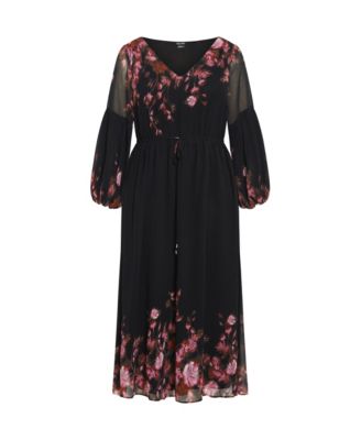 Plus Size Romance Border Dress