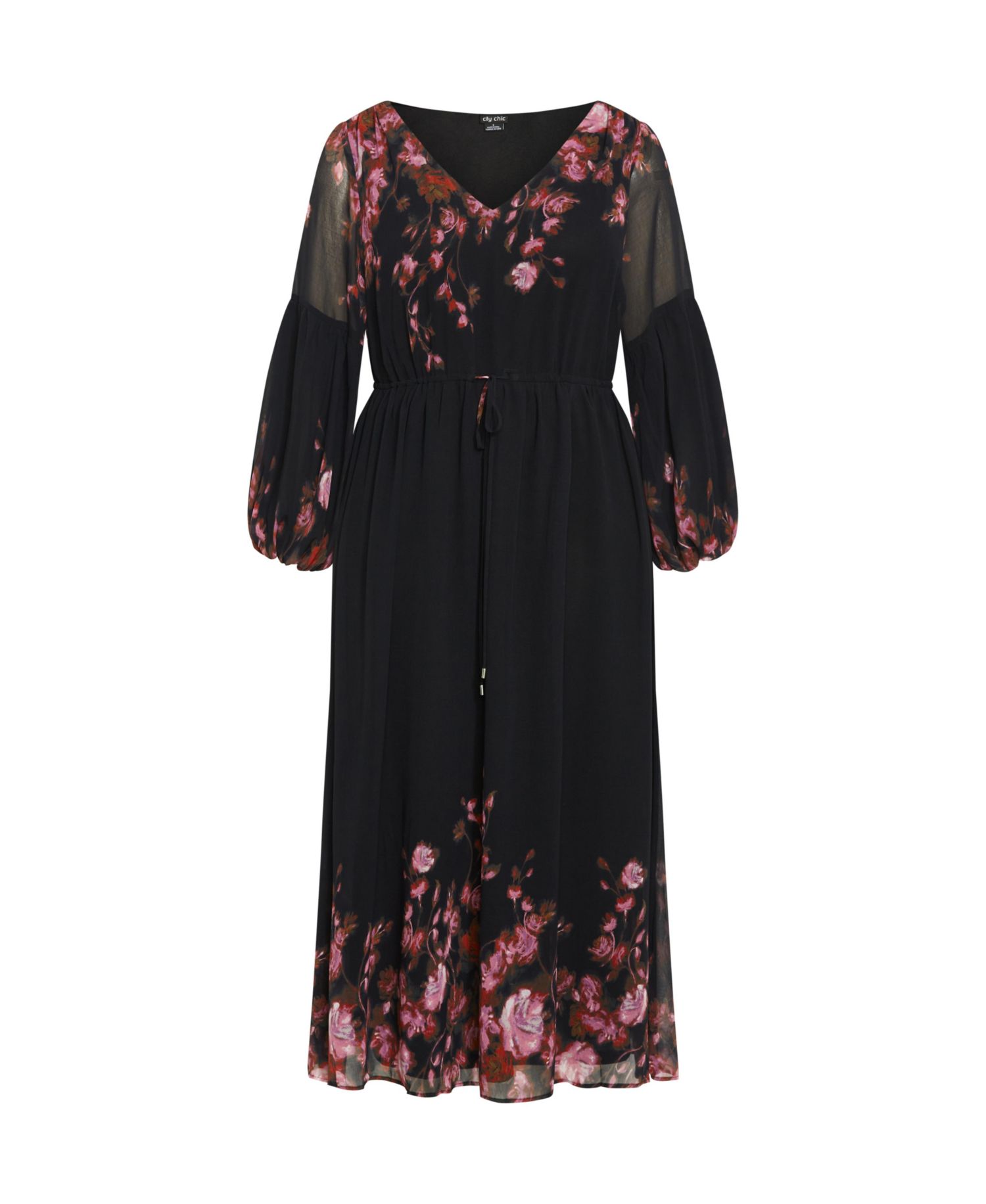 Plus Size Romance Border Dress