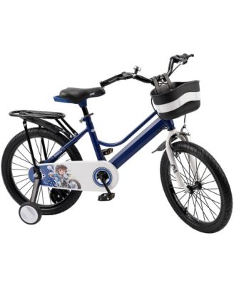 16-Inch Kids Bike with Anti-Pinch Chain Guard & Anti-Tip Training Wheels for All-Round Protection