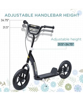 Kick Scooter for Kids 5-12 Years, Adjustable Height Handlebar,