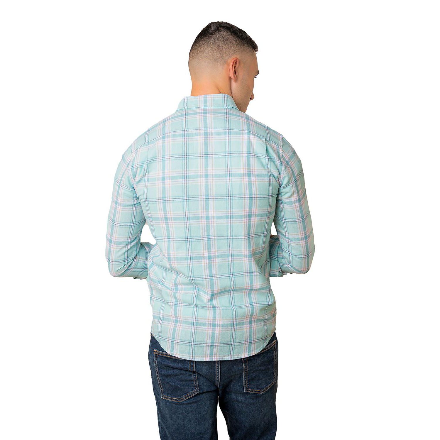 Men's Hope and Henry Linen Long Sleeve Button Down Shirt