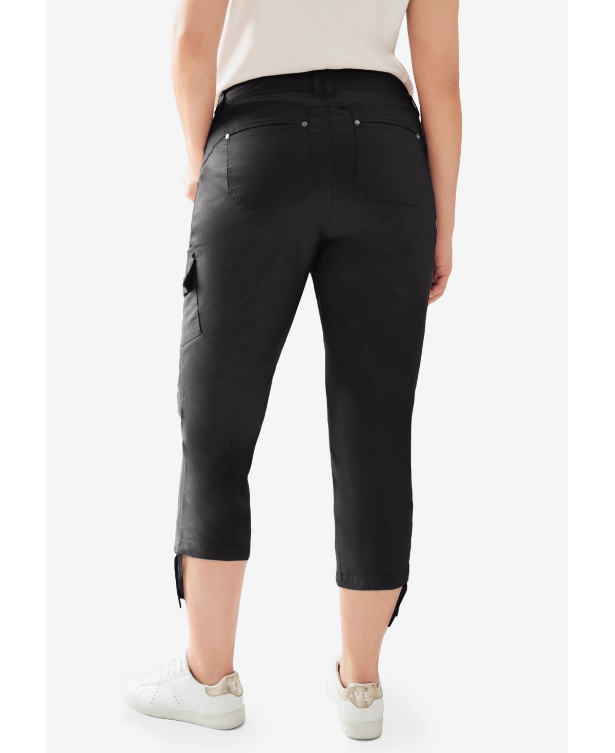 ellos Women's Stretch Cargo Capris