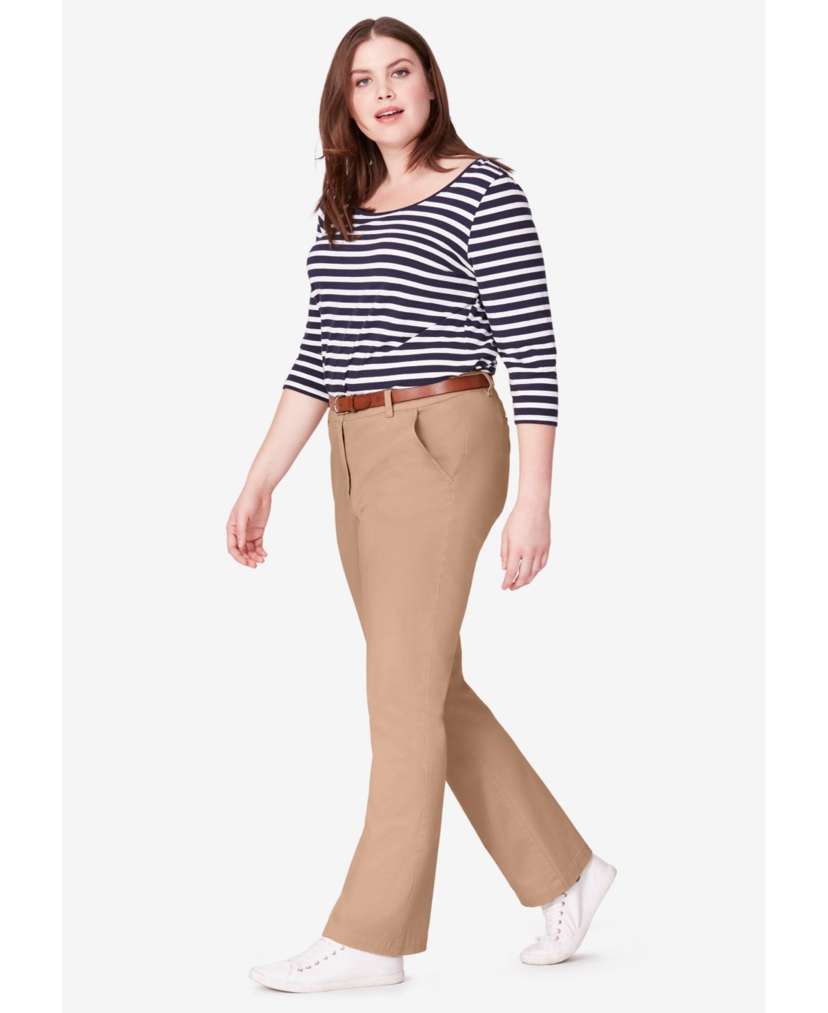 ellos Women's Classic Stretch Chino
