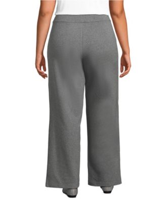 Plus Size Starfish High Rise Pull On Wide Leg Pocket Pants