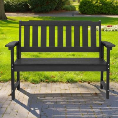 800 lbs Weight Limit Durable Outdoor Plastic Bench