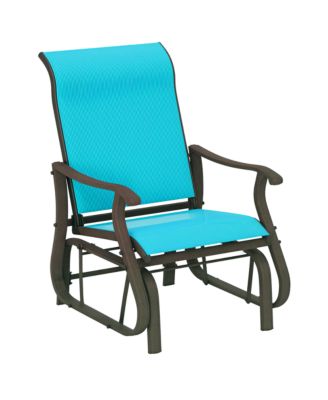 Outdoor Glider Chair, Steel Rocking Chair,