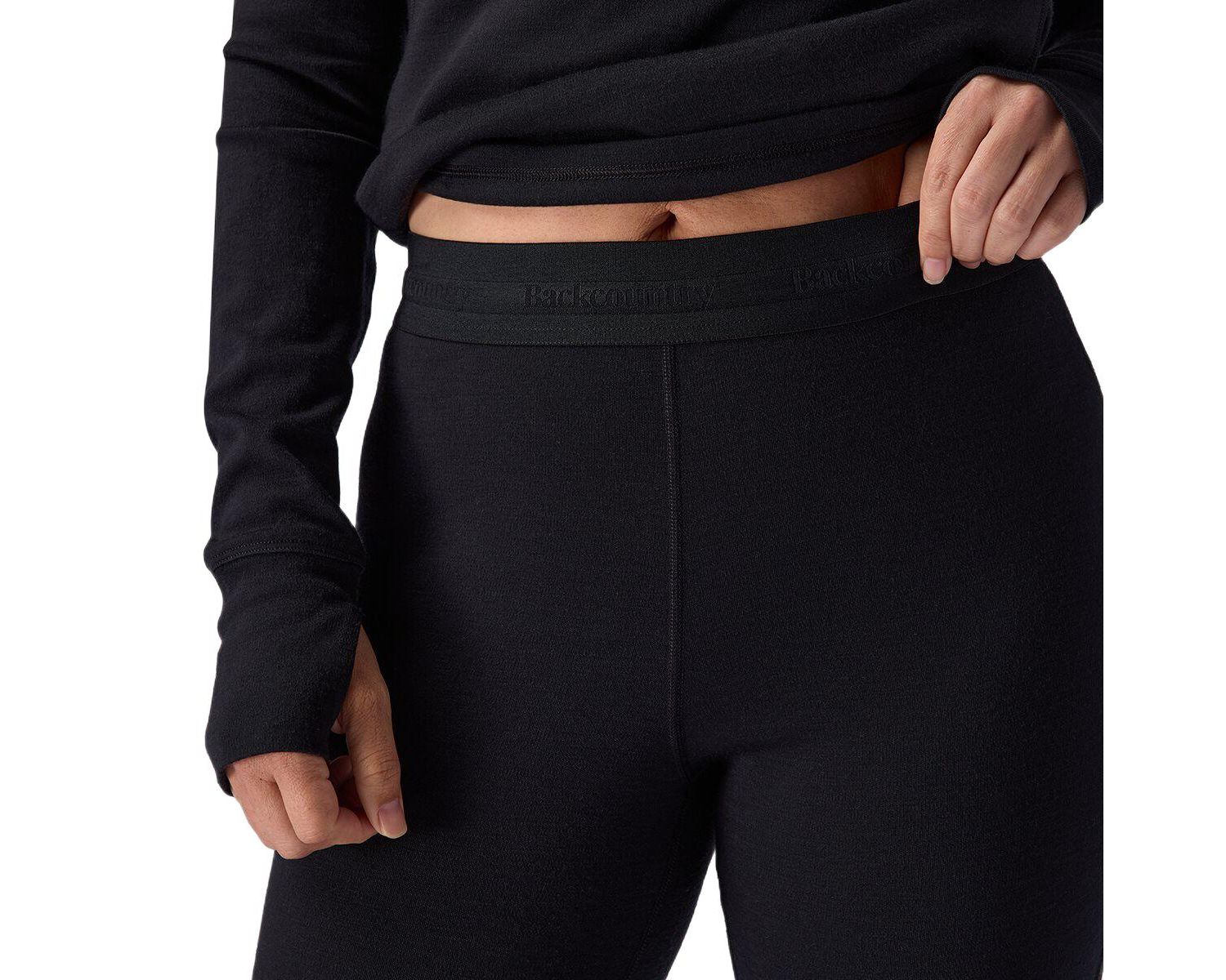 Women's BGA Cedars RWS Merino Mid-Wt Baselayer 3/4 Bottom Midweight Long Underwear Bottoms