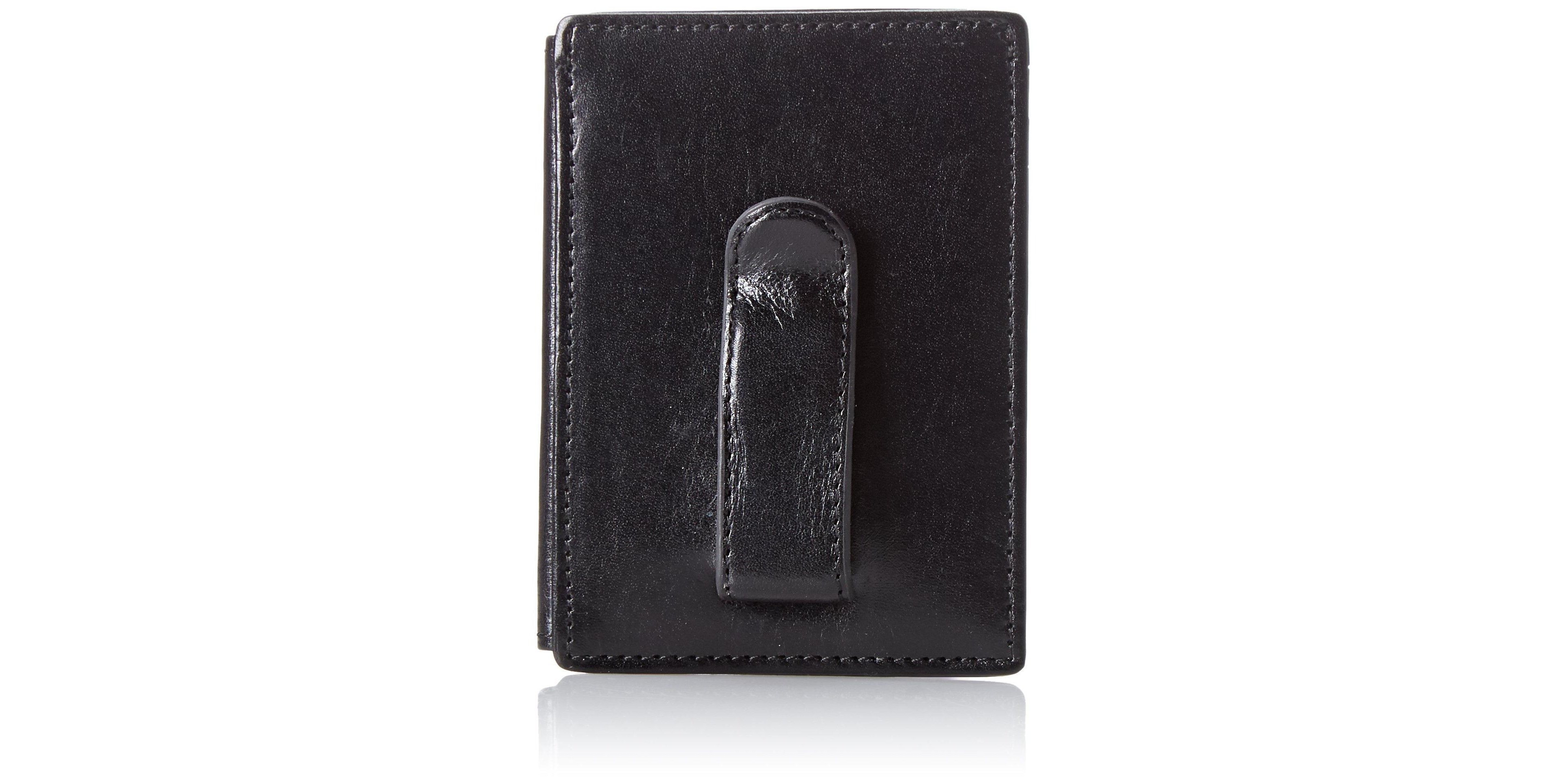 Bosca Men's Old Leather Front Pocket Id Wallet