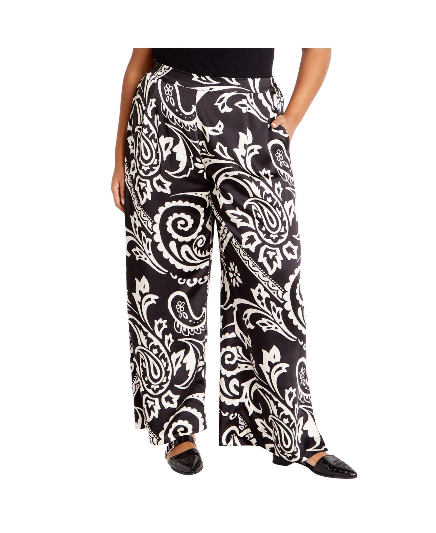 Женские брюки CITY CHIC Plus Size Sienna Print, цвет: Paisley — фото 1