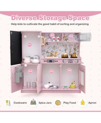 Toddler Pretend Play Kitchen for Boys and Girls 3-6 Years