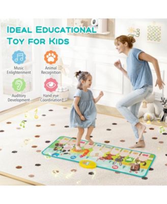 Floor Piano Mat for Toddlers Baby Musical Touch Dancing Keyboard Play Mat Gift