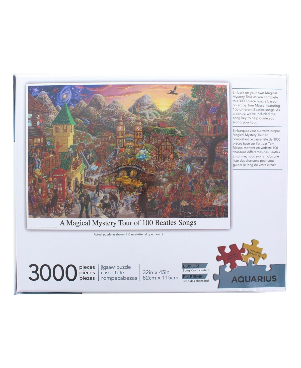 Nmr Distribution The Beatles Magical Mystery Tour of 100 Songs 3000 Piece Jigsaw Puzzle