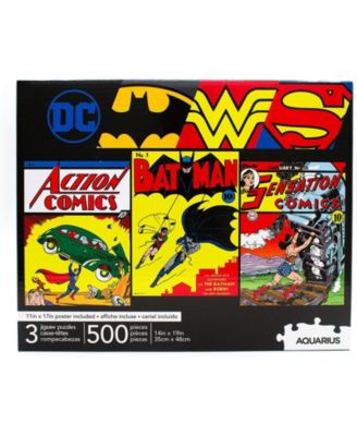 DC Comics 500 Piece Jigsaw Puzzles | Set of 3