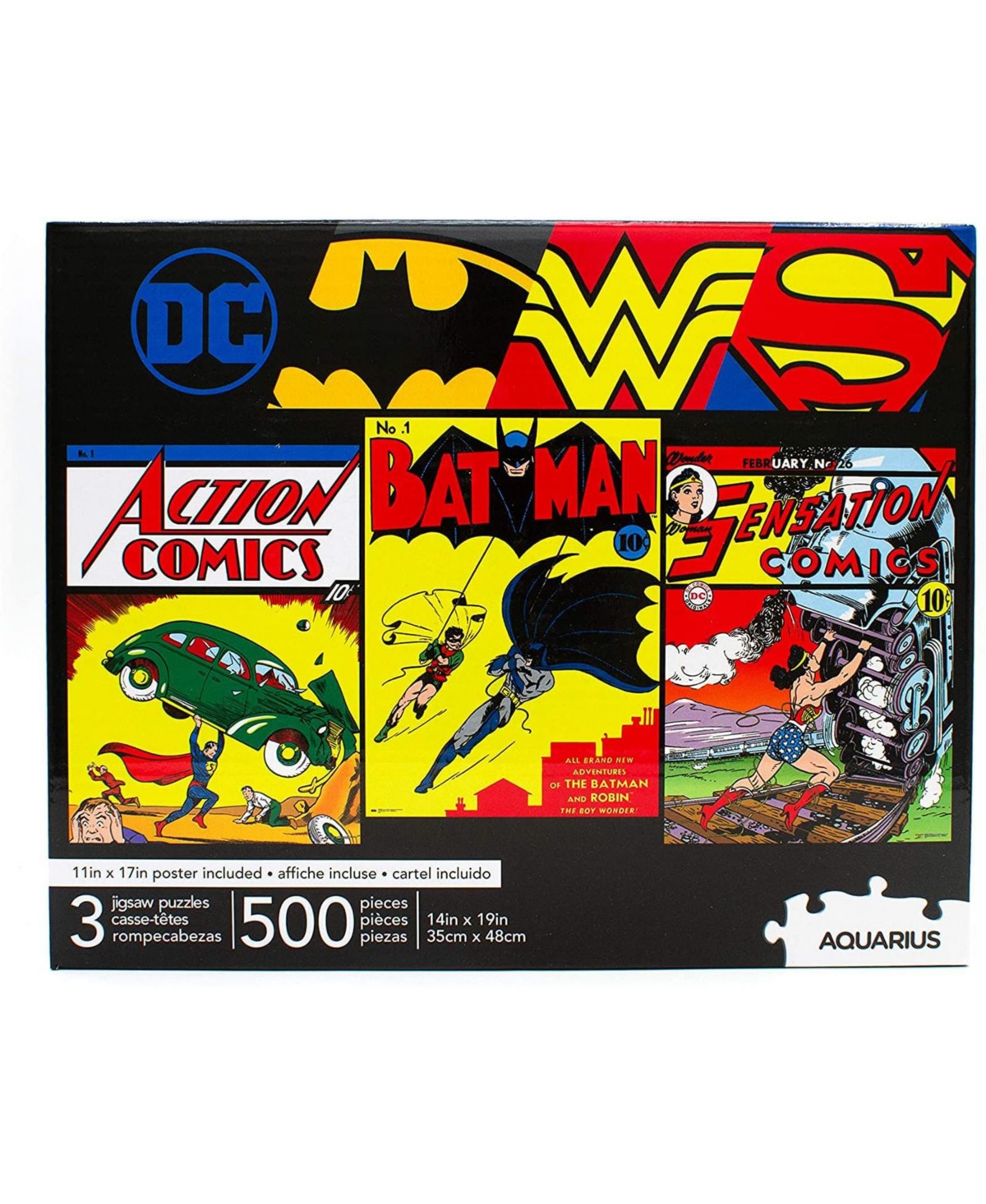 Nmr Distribution Dc Comics 500 Piece Jigsaw Puzzles | Set of 3