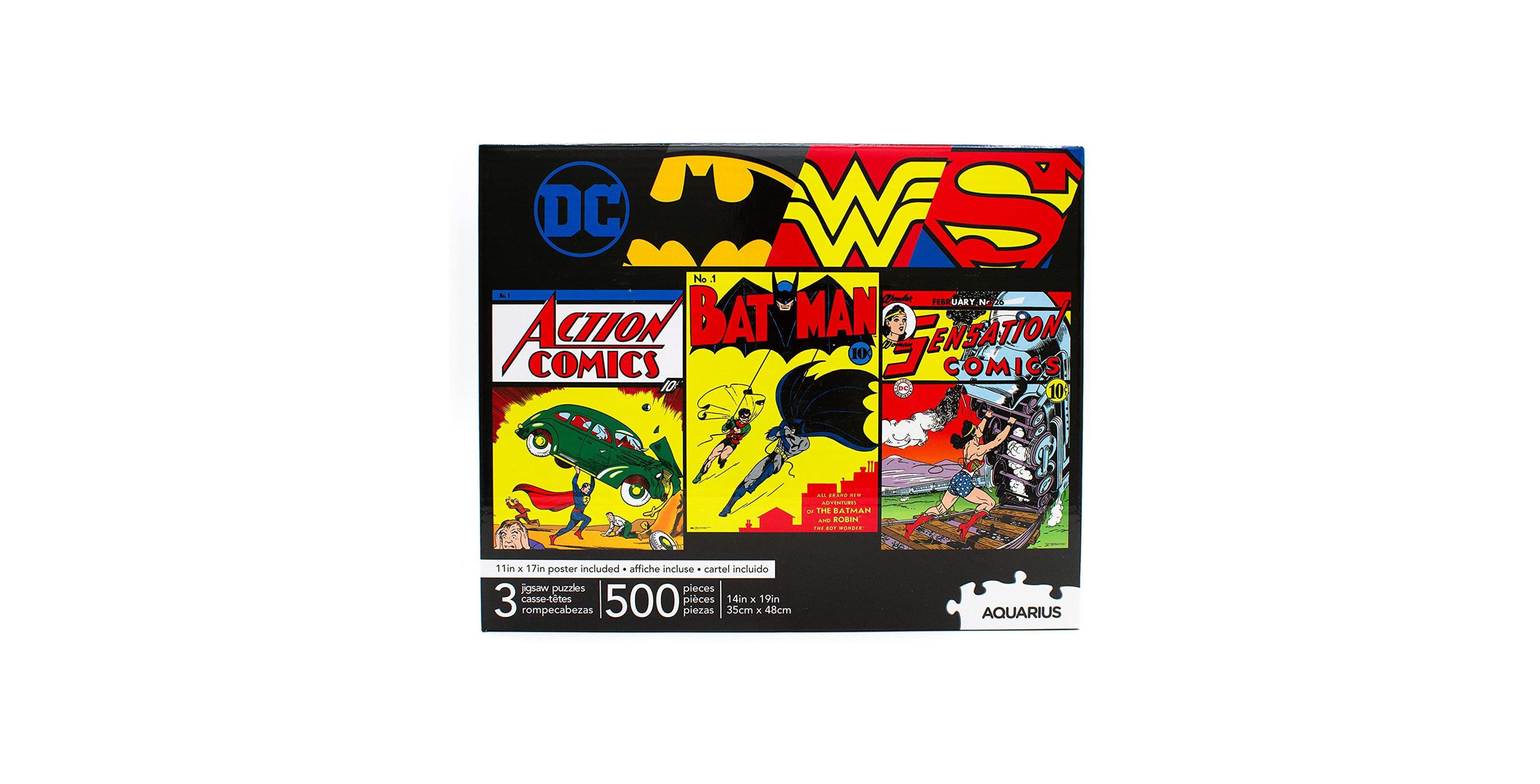 Nmr Distribution Dc Comics 500 Piece Jigsaw Puzzles | Set of 3