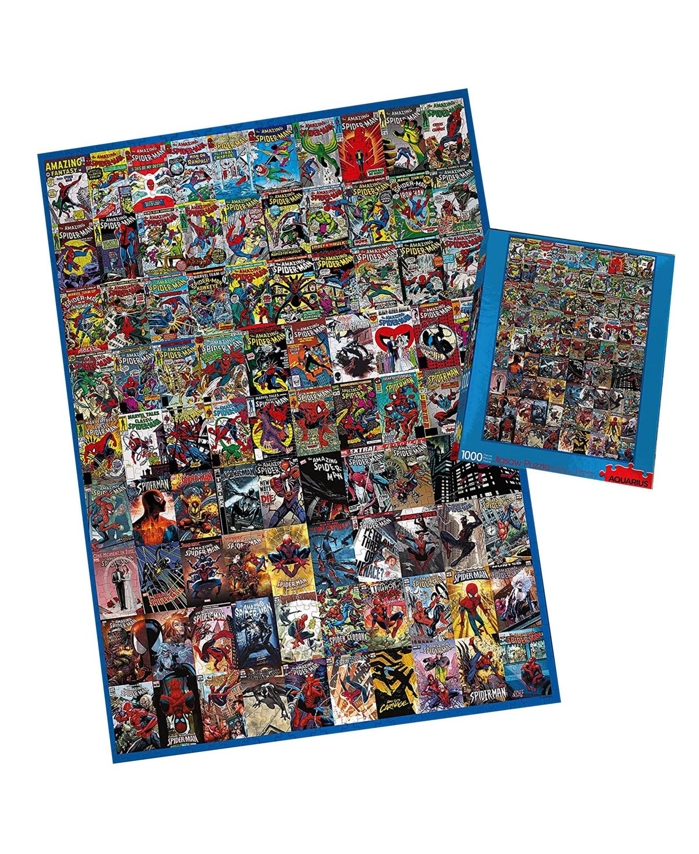 Детский пазл NMR Distribution Marvel Spider-Man Covers 1000 Piece Puzzle, Ages 14+ — фото 3