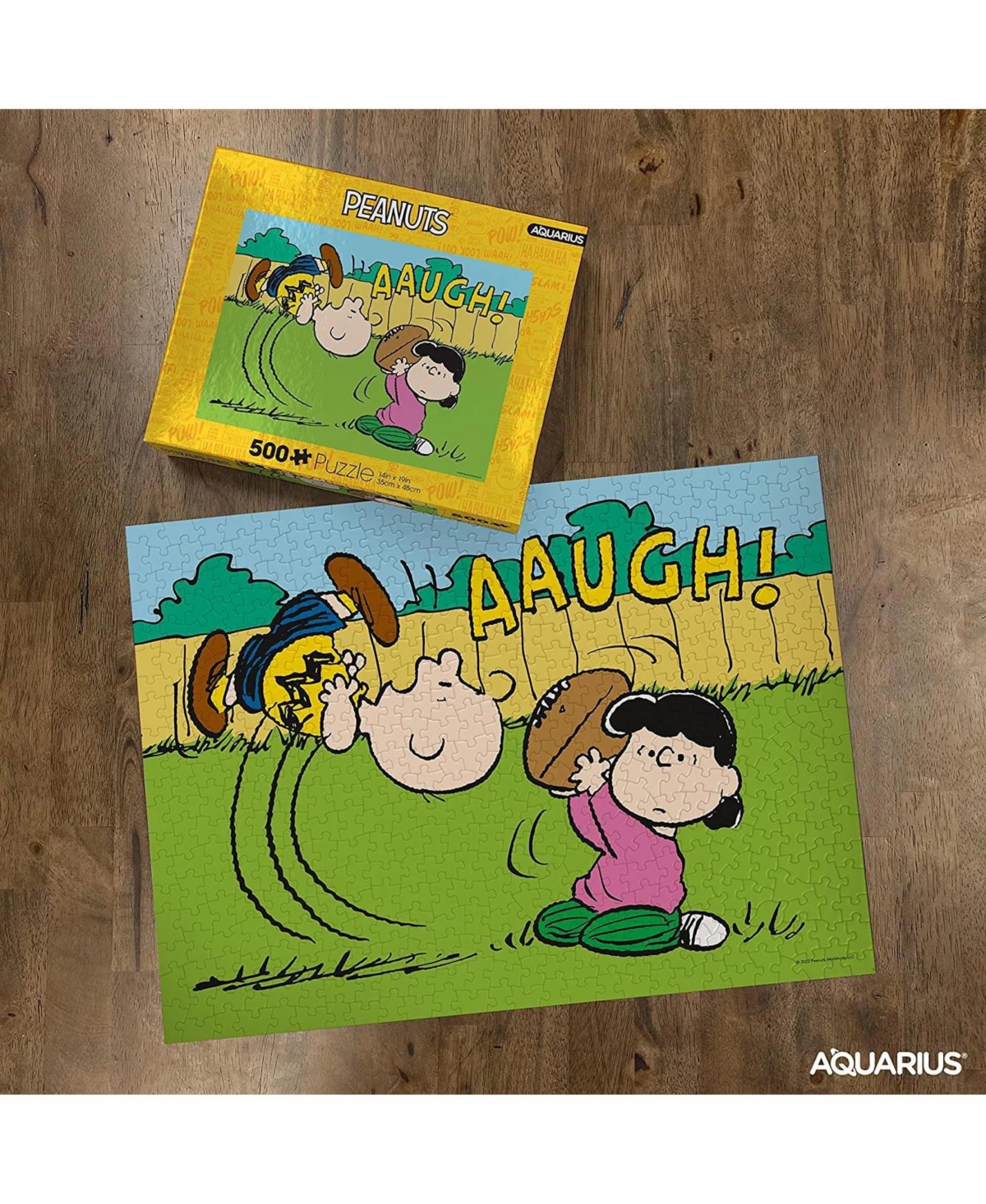 Nmr Distribution Peanuts Lucy Football 500 Piece Jigsaw Puzzle