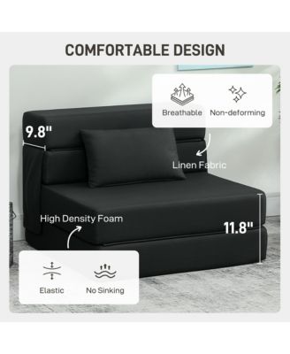 Folding Sofa Bed, Sleeper Chair with Pillow