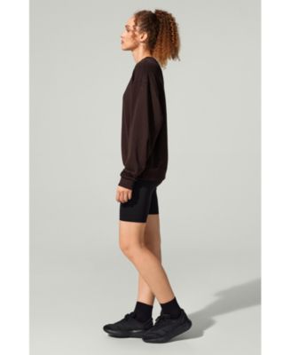 Women's SILKERRY Oversized Porchlight Balance Crew Pullover Sweatshirt