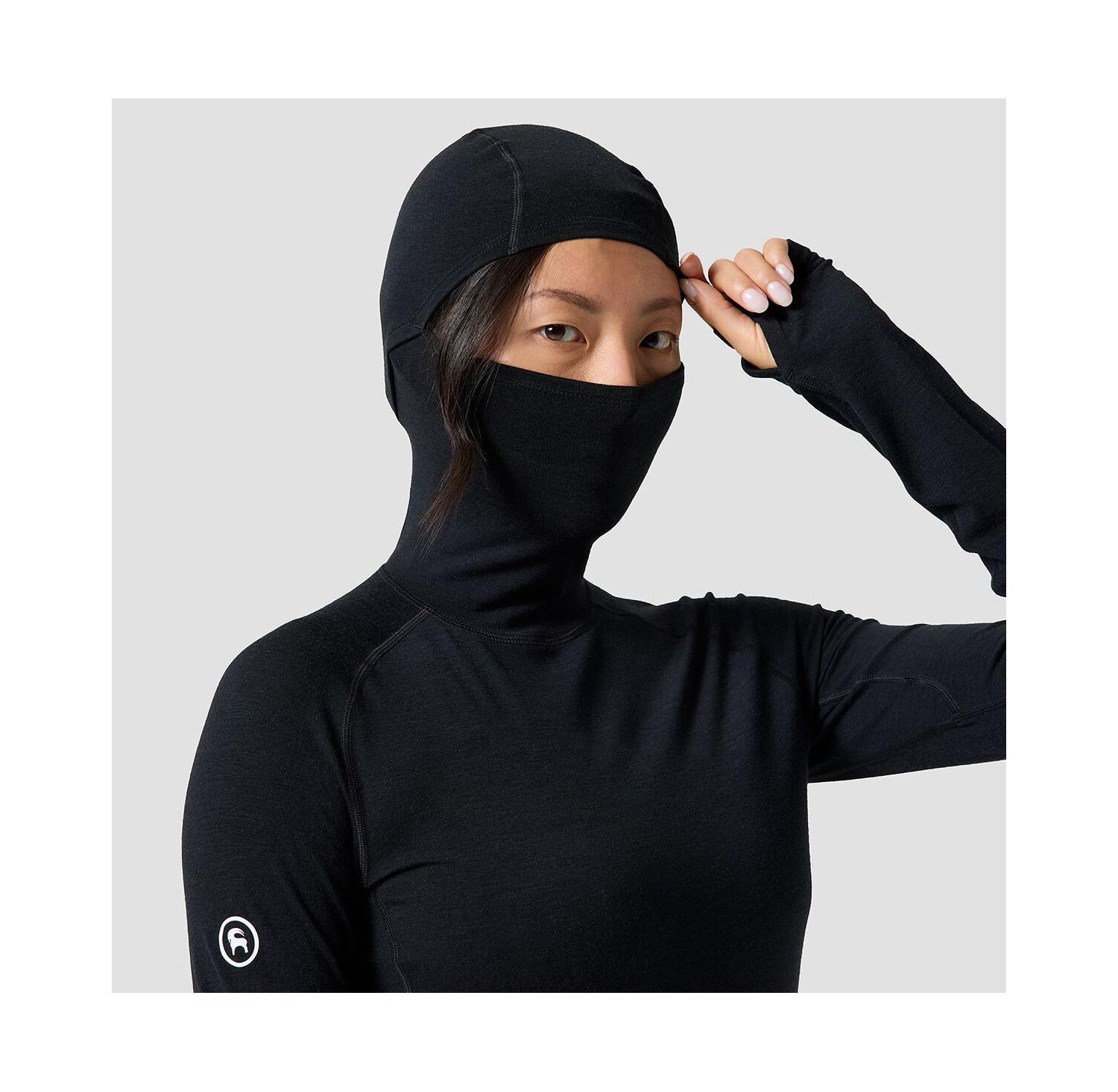 Women's Cedars RWS Merino Baselayer Balaclava Top