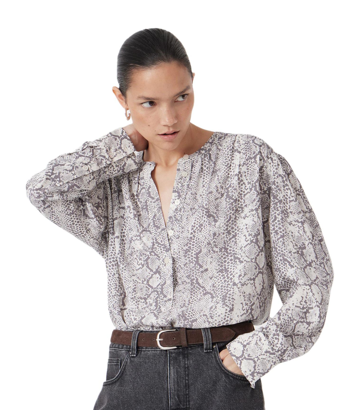Women's Fernanda Snake Printed Blouse