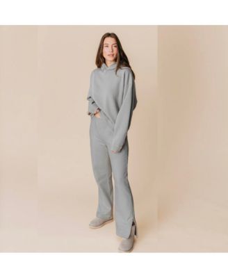 Women's Organic Cotton Teddy Flare Pant