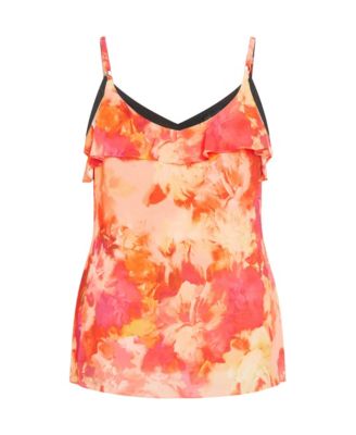 Plus Size Peta Print Top