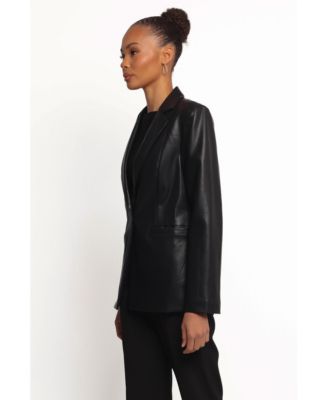 Women's Medium Blazer – Style #Jamie-FauxLeather