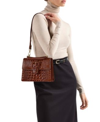 Hallie Medium Leather Satchel Bag