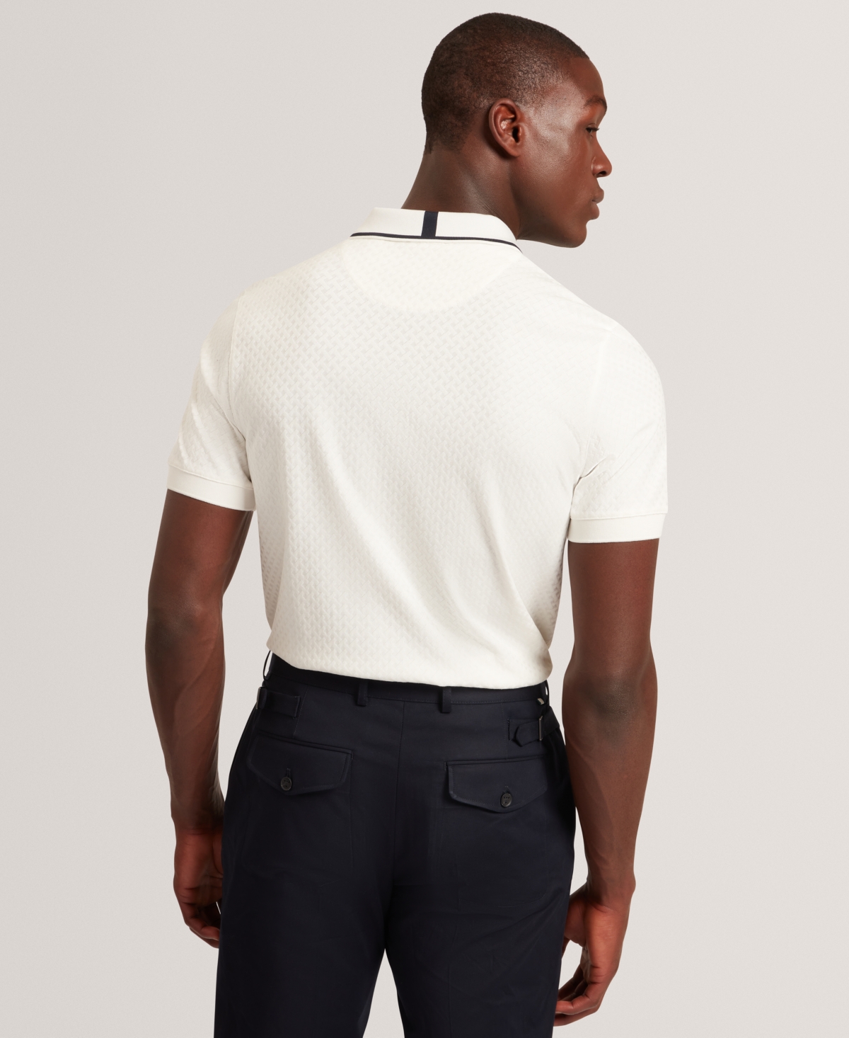 Ted Baker Men's Cophen Short-Sleeve T-Stitch Polo Shirt