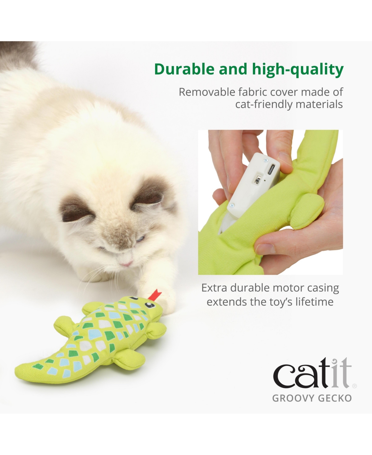 Catit Groovy Gecko, Green