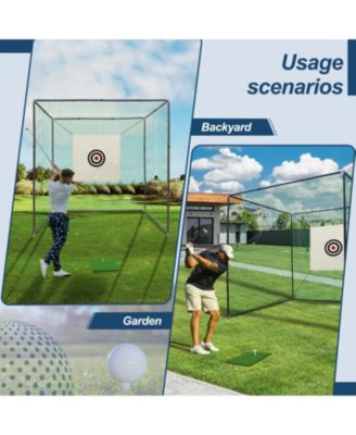 Streamdale 10x10 Golf Net Cage with Metal Frame