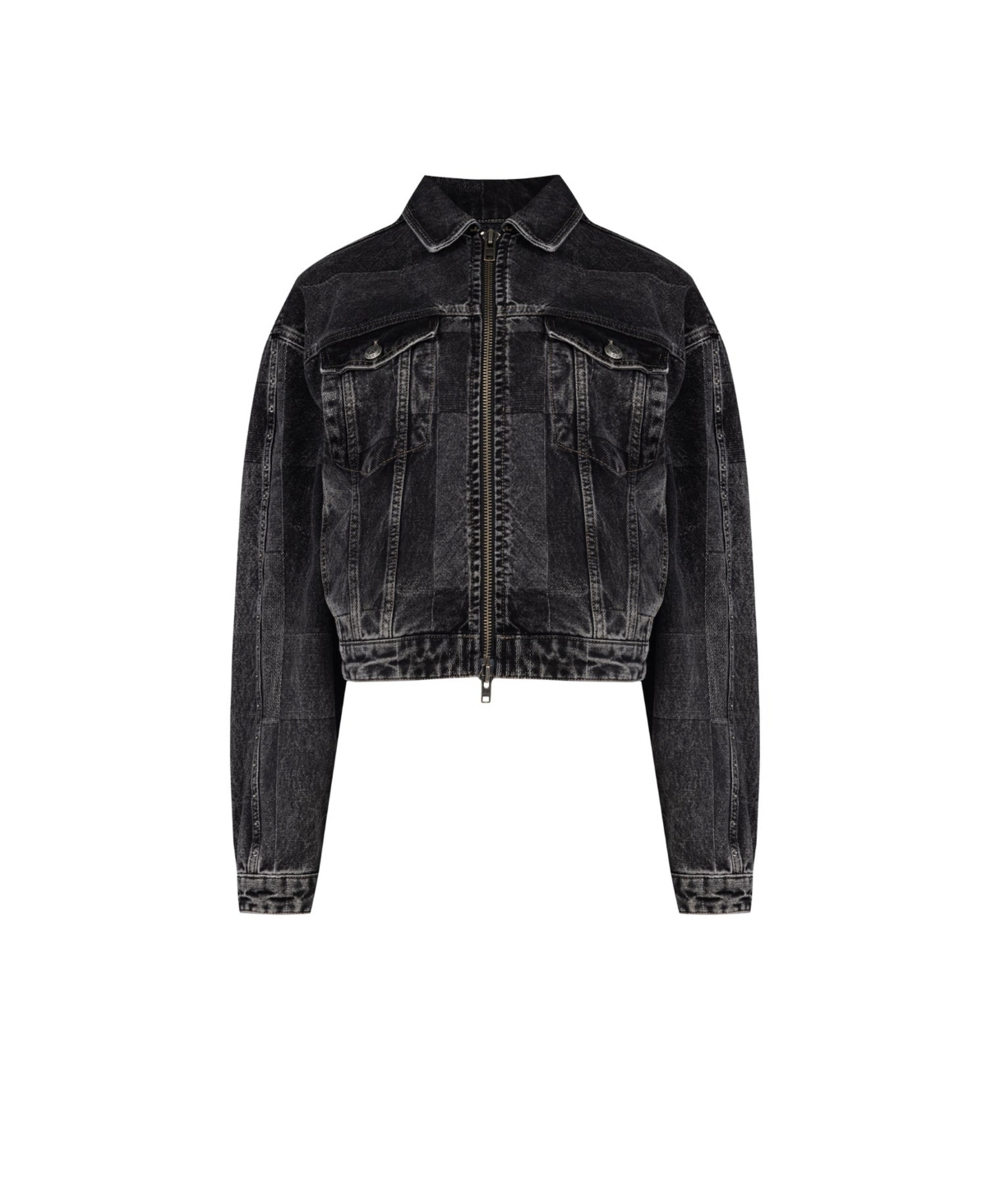 Pcfg Women's Colorblocked Denim Jacket