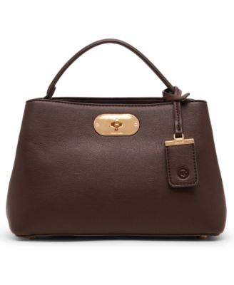 Small Oval Turn lock Top Handle with Convertible Strap